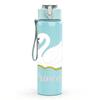 1PC Swan Princess Soft Art 750ml Color Plastic Sports Water Bottle Leakproof Flip Straw Lid Suitable for Sports Office Home Use