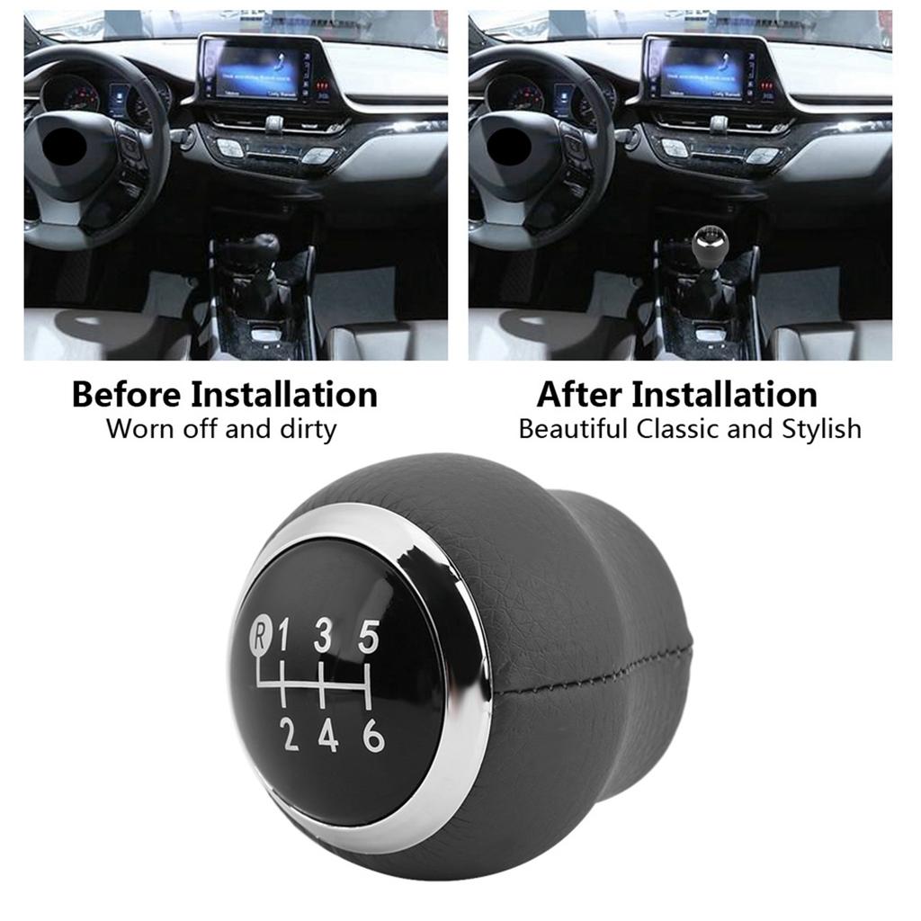 6-Speed Gearbox Shift Knob For Cars Suitable For Corolla Verso Auris And .