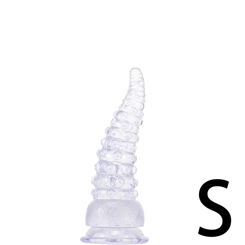 Extrem großer transparenter farbiger Oktopus-Tentakel Dildo: Alien Anal Plug für Männer und Frauen