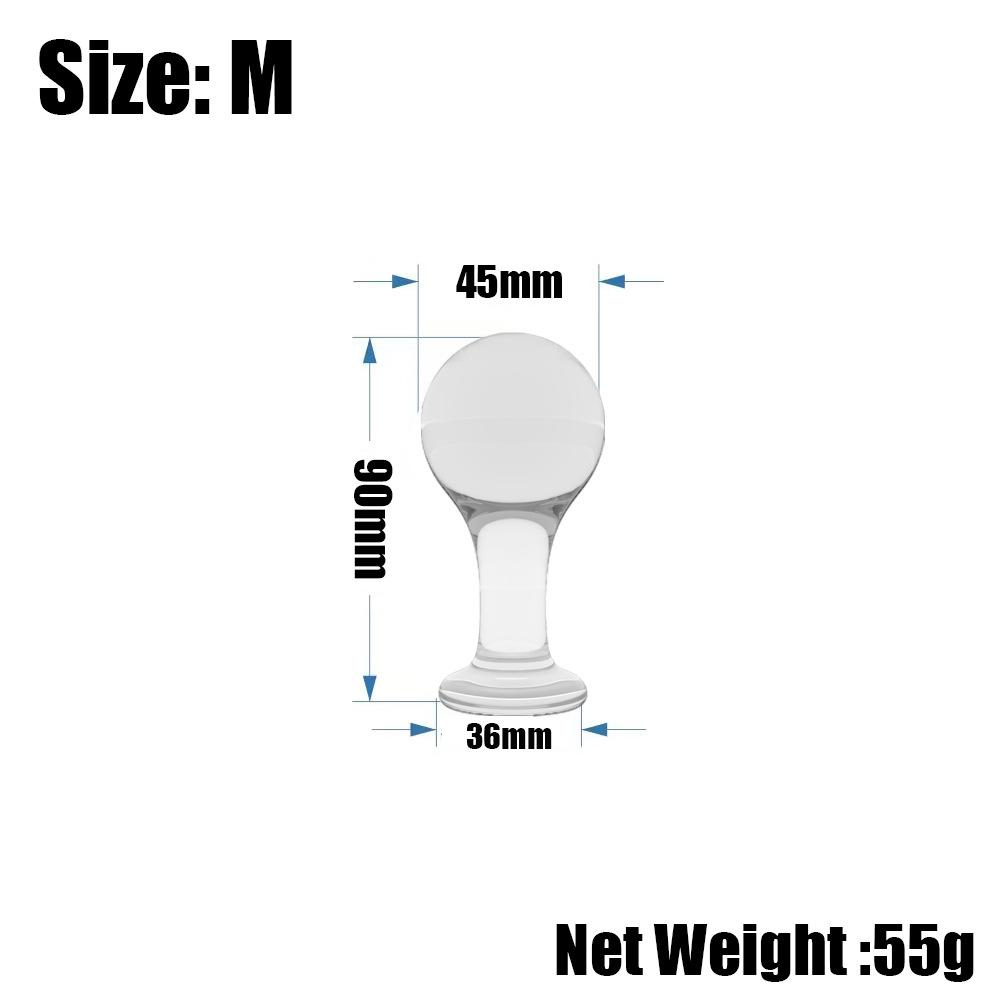 Black Smooth Butt Plug with Flared Base Prostate Massager for Men And Women Beginner Anal Training Toy