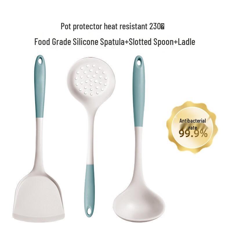 Haolisuo Silicone 3-Piece Kitchen Utensil Set