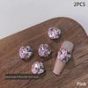2pcs Glass Nail Stones Diy Charms Colorful Crystal Nail File Diamond Luxury Pigeon Eggs Nail Art Rhinestones Gems Sparkle