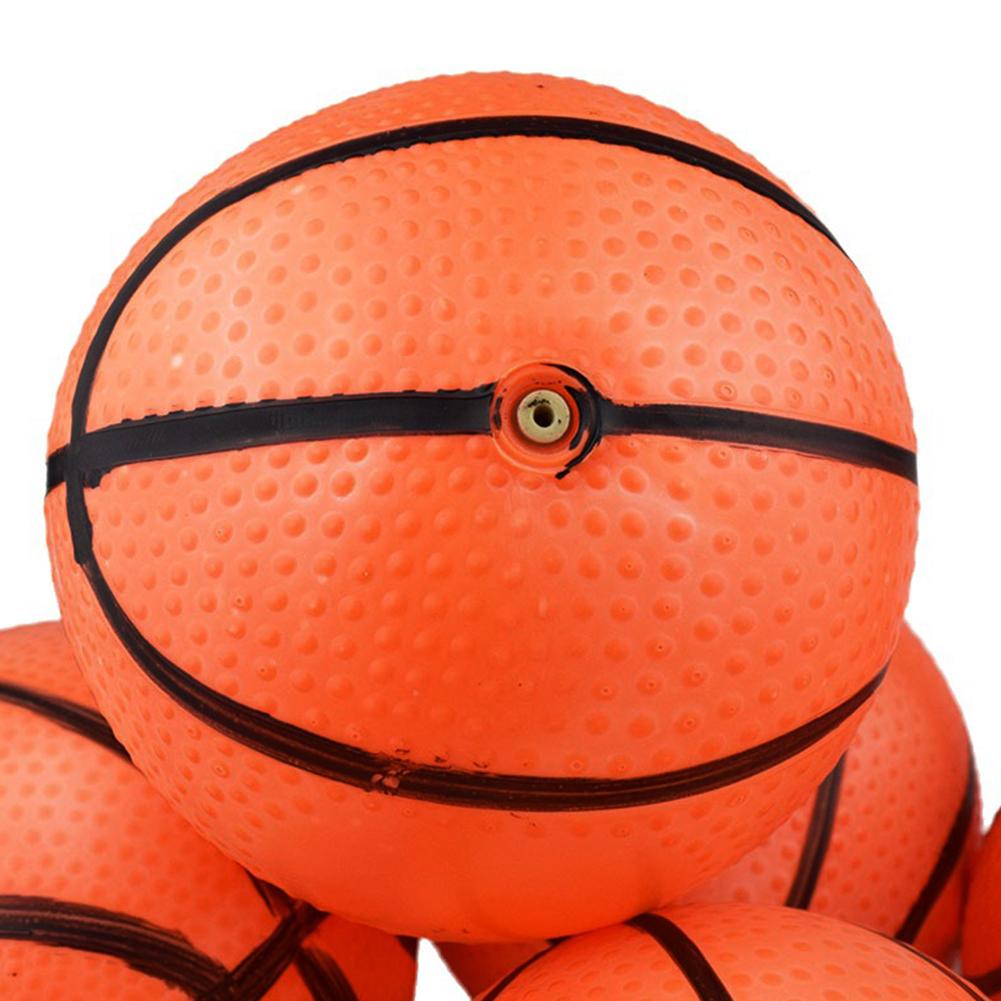 10Pcs/lot 10cm Inflatable Basketball PVC Mini Orange Basketballs Small Basketballs Summer Beach Basketball for Parent-Child Game