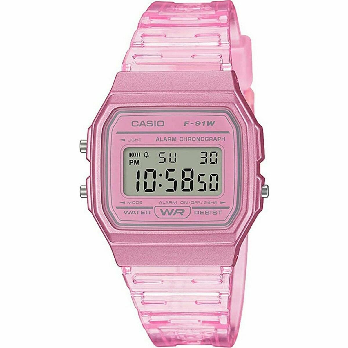 

Женские часы Casio F-91WS-4EF TU прозрачный