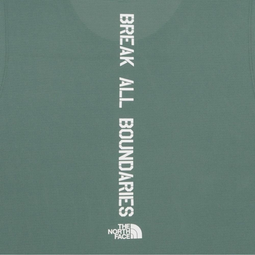 [north Face Official] Nt7vr02c Men S Tnf Run SleeveleSS Sea Pine