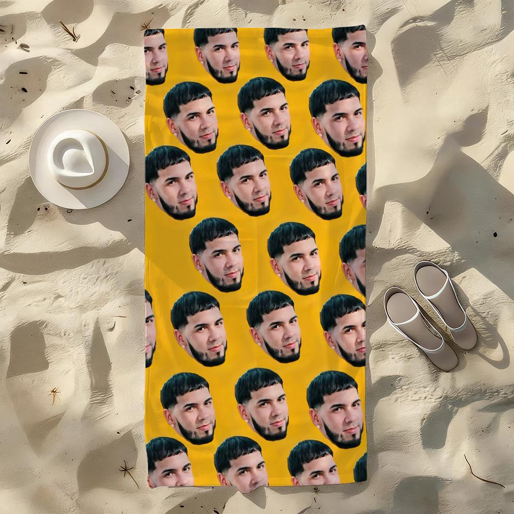 Rapper Anuel AA Towel For Swim Yoga Gym Quick Drying Soft and skin-friendly Beach Towels All-Season