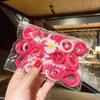 50-Pack Small Hair Ties: 3CM Non-Damaging Scrunchies for Women & Children - Cute, Simple, Fashionable Hair Accessories