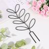 Frame Potted Ornament Plant Trellis Garden Arrangement Leaf Shape Bracket Vine Climbing Support