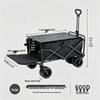 Portable Foldable Outdoor Camping and Shopping Cart with Large Capacity