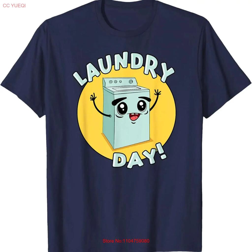 Funny Household Chores Cute Laundry Day Washing Machine T Shirt vintage Washed fashion graphic Unisex Slightly streetwear