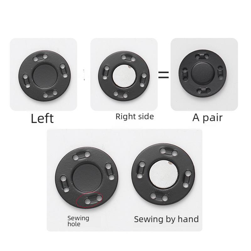 High-Grade Magnetic Snap Buckle for Coats and Jackets