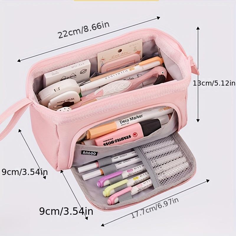 Large-capacity Pencil Case Cute Pencil Pouch For Girls Boys Student Aesthetic Pencil Case For Middle High School Office Supplies Eid Al-Adha Mubarak