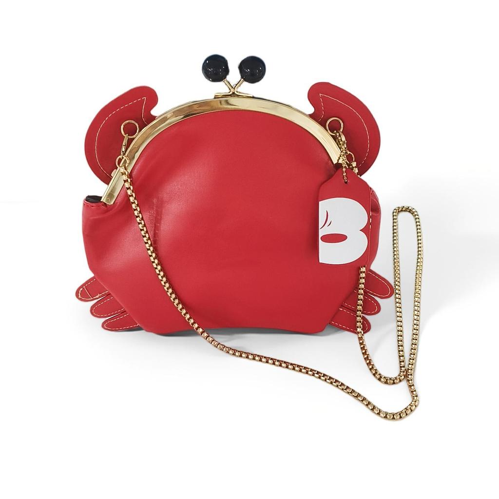 Women's Fashion Mini Crab Small Crossbody Shoulder Bag