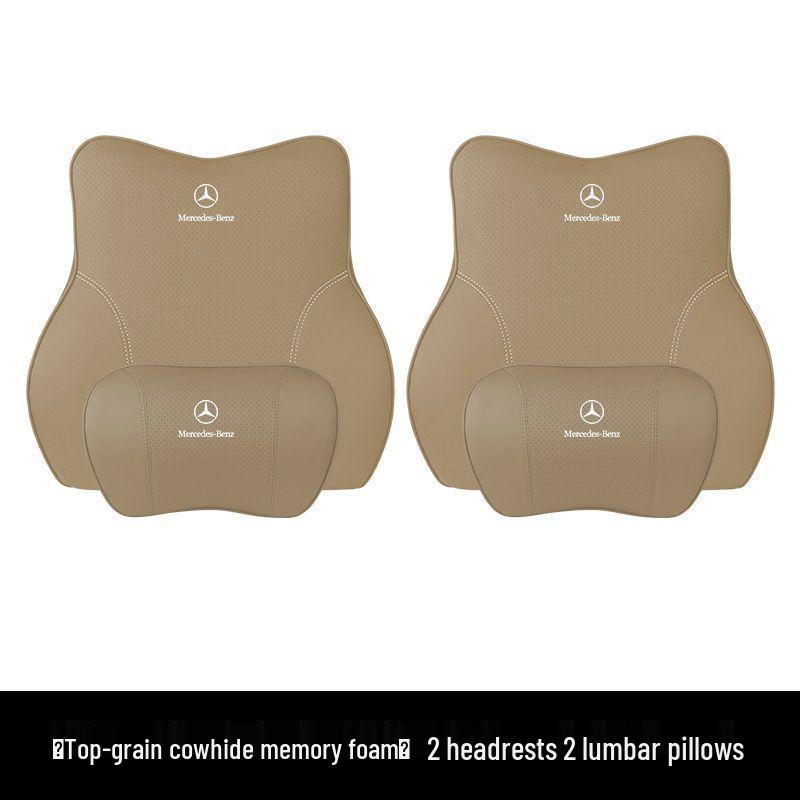 Compatible with Mercedes-Benz S-Class, C-Class, E-Class, E300L, C260L, GLC, and Maybach headrests and neck supports.