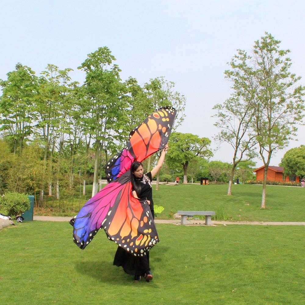 Egypt Belly  Dancing Costume Butterfly  Dance Accessories No Sticks