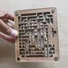 Wooden Labyrinth Games Double Sided Maze for Kids Teens Difficult Brain Teaser Puzzles IQ Test Mind Challenge Educational Toys