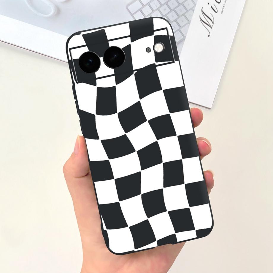 Für Google Pixel 7 Pro Hülle Weiche Silikon Handyhülle Für Pixel7 Google 7Pro Stoßfänger Niedliche Mode Cartoon Hülle Katze Mond Nacht Tasche