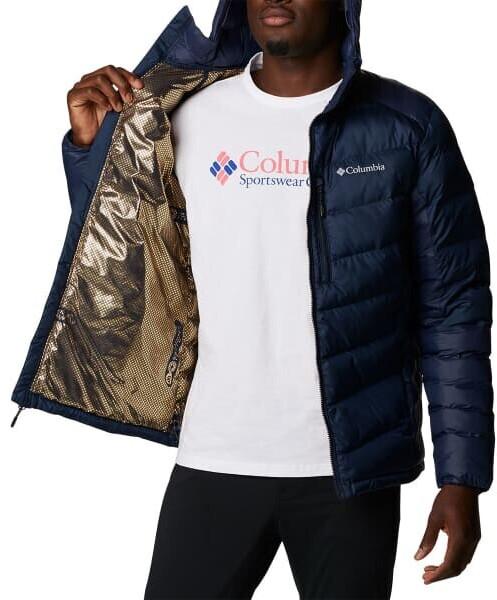 Jacket Columbia Labyrinth Loop Hooded Down Jacket Men (1957343) Collegiate Navy