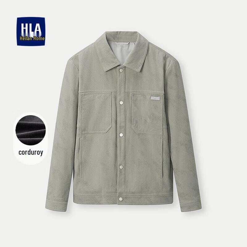 HLA Men's Autumn Corduroy Turn-down Collar Jacket