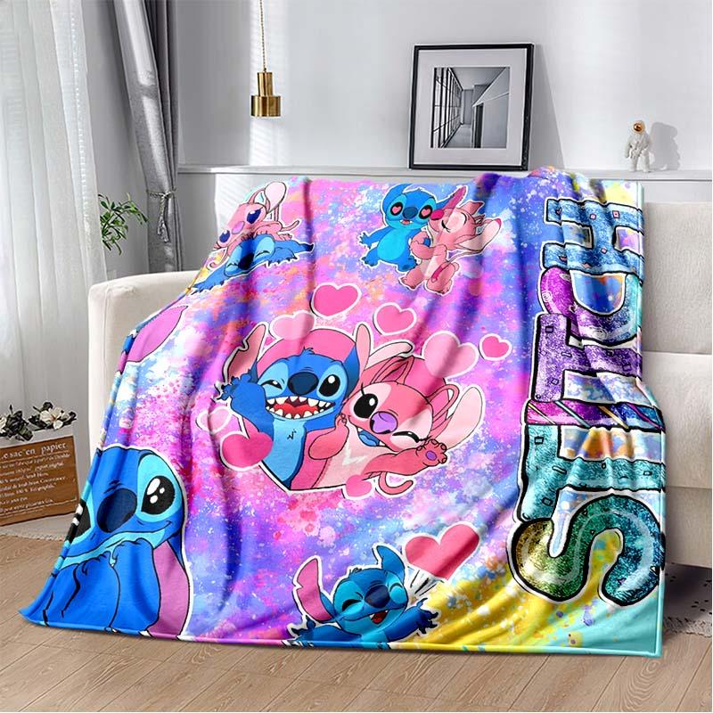 3D Classic Cartoon Blanket Theme Flannel Blanket for Couch Bed Living Room Sofa, Decorative Pattern Super Soft Cozy, Great Gifts