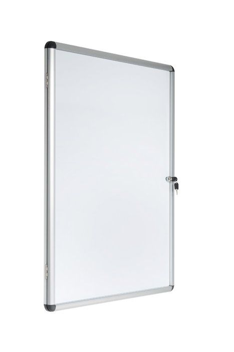 Bi-office - VT810109150 - Vitrine d'Affichage Interieur Enclore, Tableau Blanc Magnetique Verrouillable, 367 x 500 mm, 2 x A4