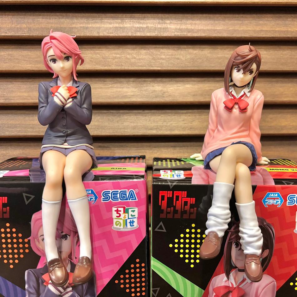 New Anime Dandadan Ayase Momo Shiratori Aira Sitting posture S.H.Figuarts Transformed Assembly PVC Model Toy Action Figures Gift