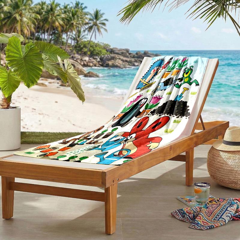 Krtecek Fashion Beach Towel: Ideal for Summer Adventures Soft, absorbent and quick drying suitable for swimming and bathing