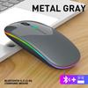 Wireless Mouse Rechargeable Silent LED Backlit Mice PC Laptop Computer Mous 2.4Ghz Receiver Bluetooth Dual Mode Optical Mice