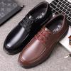 Old man's head men's shoes, spring business casual leather shoes men's work soft-soled leather shoes men JFC9603903