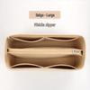 Custom Felt Cosmetic Bag Storage Organizer with Divider