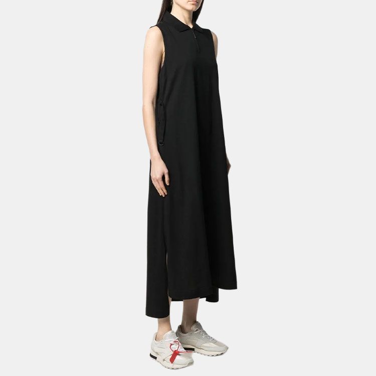 Y-3 SS21 Polo Neck Sleeveless Dress Women Dresses Black GV4354