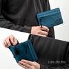 NARU Bifold Large Coin Card Mini Wallet for and and Cool Men's Wallet, Compact, Water-Repellent, Nylon, L-Shaped Zipper, Carabiner, Capacity, Thin,