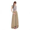 Spring Summer Khaki High Waist Relaxed Straight Wide Leg Floor Sweeping Slim Casual Denim Pants Ladies Casual Pants Oversize Denim Trousers