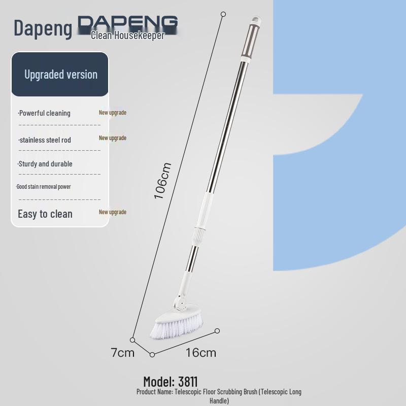 Long Handle Dapeng Bathroom Cleaning and Gap Brush