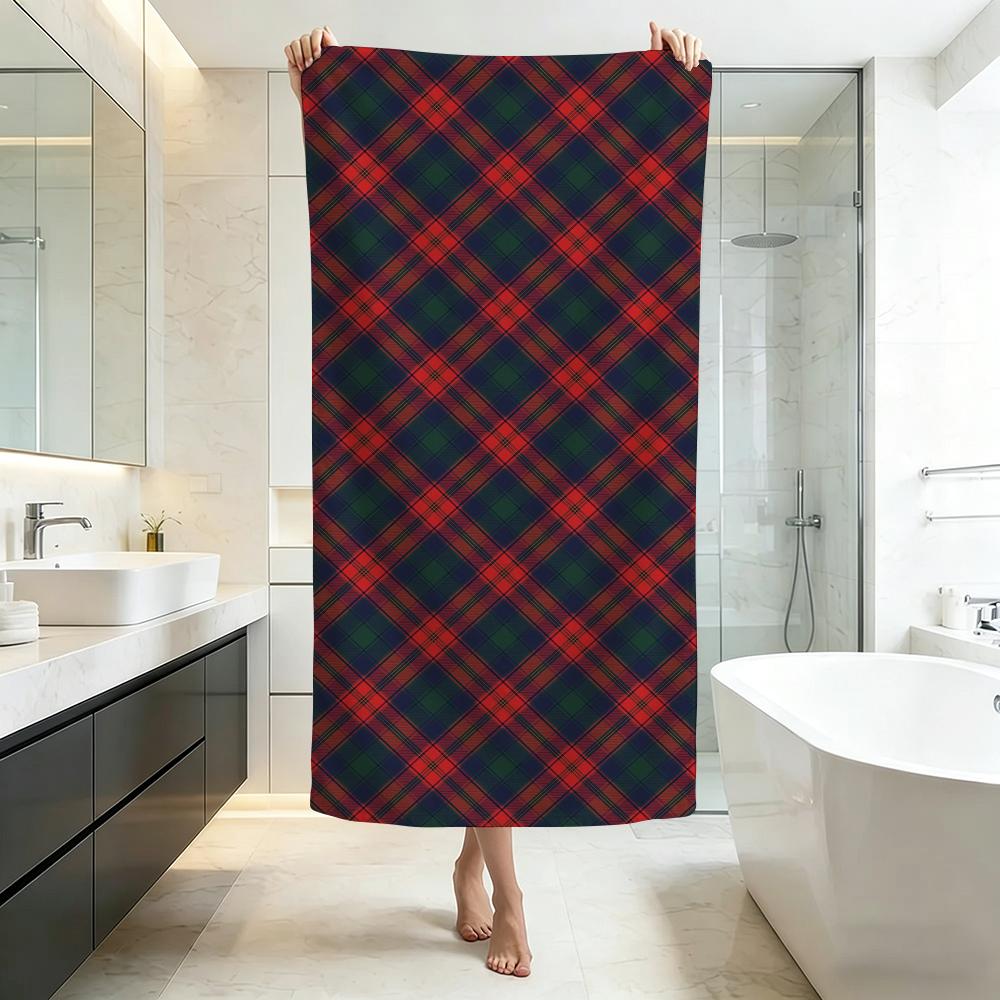 Asciugamano Tartan Qualità Hotel Cinque Stelle Ecologico Ultra Morbido Spesso Asciugamani & Teli da Spiaggia