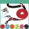 Durable 5ft Reflective Dog Leash With Padded Handle For Big And Small Breeds