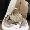 Casual Simple Handbag, Textured Shoulder Bag, Large Capacity, Beautiful Cross-body Travel Fitness Bag
