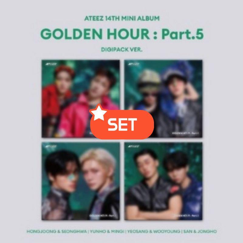 [Pre-order] ATEEZ – GOLDEN HOUR : Part.5 (Digipack Ver. / DIGIPACK UNIT VER.)