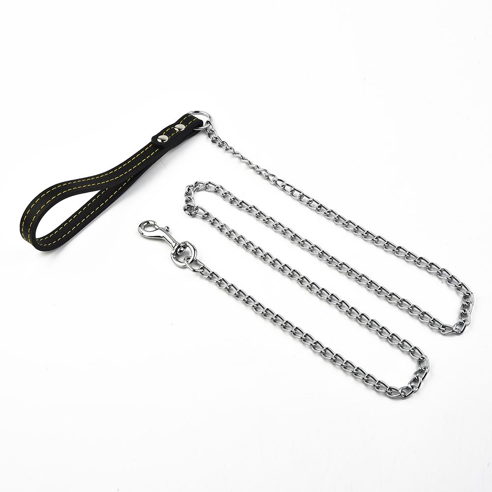 High Quality Dog Leash Part Practical Replacement Strong Control Access Components Leash With Leather Style Handle