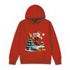 Minecraft Christmas Santa Claus Hoodie age 4-14 Pullover Sweatshirt for Kids Boys Girls Christmas Gift Costume cartoon print New Year gift