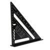 Aluminum Alloy Triangle Ruler With Clear Scale Woodworking Measurement Tool