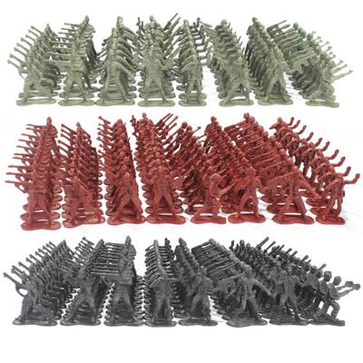 100Pcs Soldier Model Army Men Toy Soldiers Playset for Imaginative Play Educational Projects for Kids