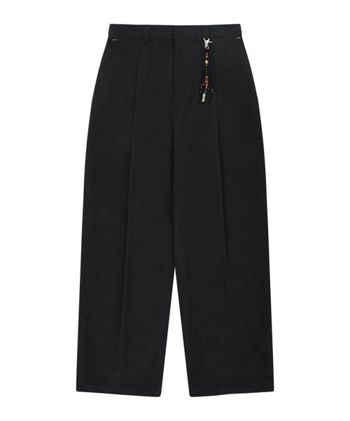THE GREATEST Cotton Keyring Pants Black