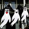 Waterproof Garden Ornaments 44 Inch Halloween Hanging Ghost Windsock, White Flying Ghosts Flag Wind Outdoor Decorations Socks for Tree, Yard