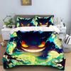 Cartoon Gengar Duvet Cover Bedding Comforter sets Cute Gengar Quilt Cover and Pillowcases Single/Double/Queen/King