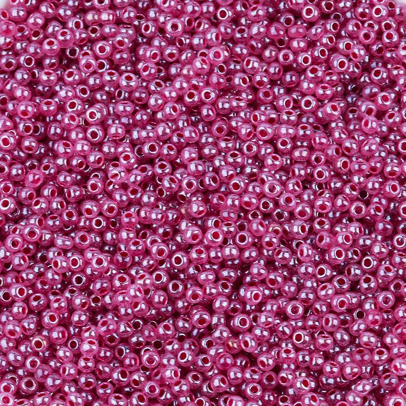 2mm Cream Imitation Jade Glass Seed Beads for DIY Jewelry