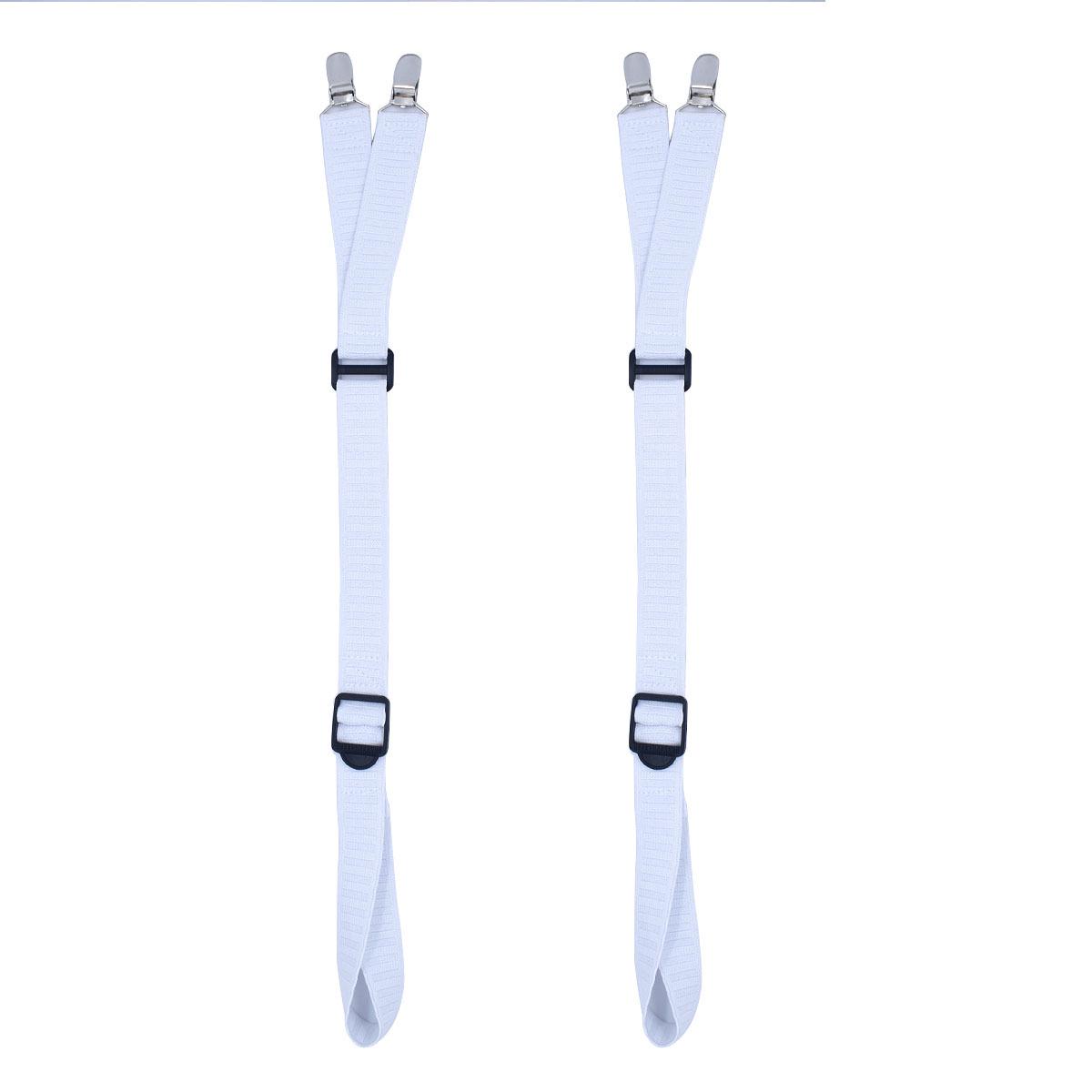 

Мужская рубашка, устойчивая к сминанию, с эластичными жаккардовыми подвязками Y-образного типа с нескользящими зажимами