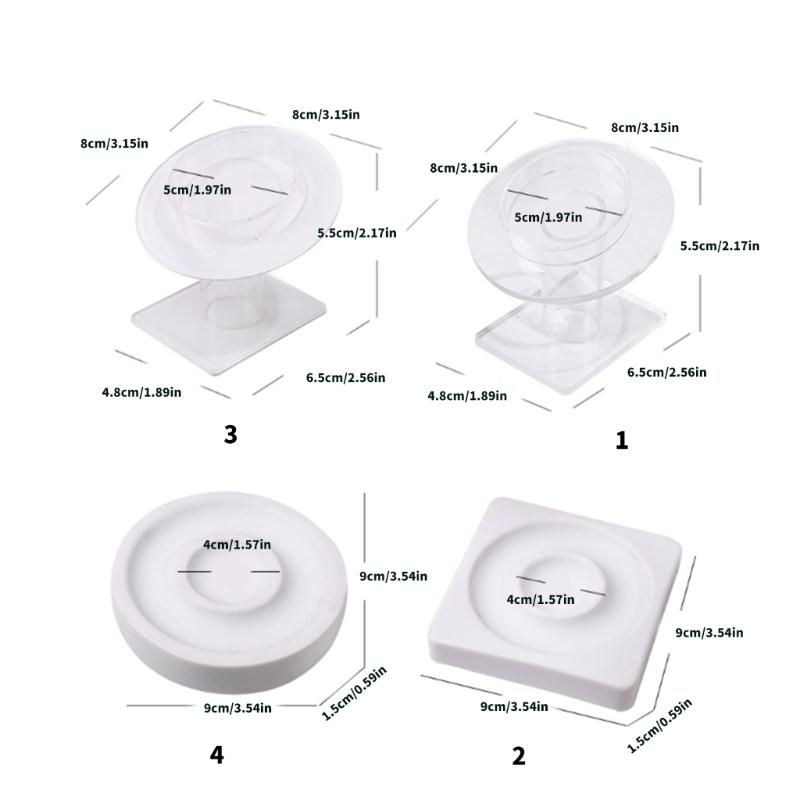 Bangle Holder Jewelry Storage Rack Acrylic/Resin Display Stand for Bracelets and Accessories Wristband Photo Props