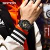 Sanda Men's Multifunctional Outdoor Sports Watch: Waterproof, Electronic, Alarm Clock, Countdown, Ideal for Mountaineering, Swimming, and Students.