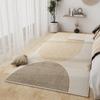 Modern Simple Velvet Non-Slip Floor Mat for Home Entrance, Bedroom, and Bay Window